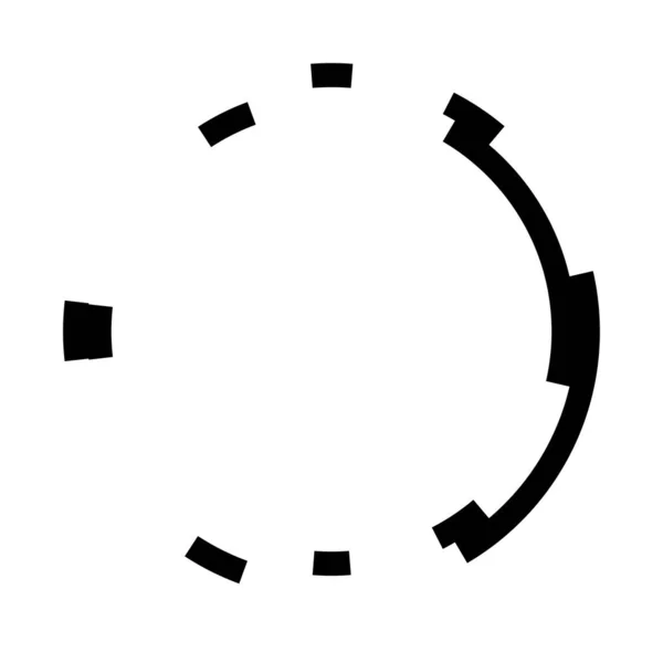 Abstraktní Kruhová Grafika Geometrický Kruh Kruhový Konstrukční Prvek Kulatá Soustředná — Stockový vektor