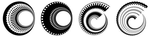 Σύνολο Αφηρημένου Γραφικού Κύκλου Γεωμετρικός Κύκλος Στοιχείο Δακτυλίου Κυκλικό Ομόκεντρο — Διανυσματικό Αρχείο