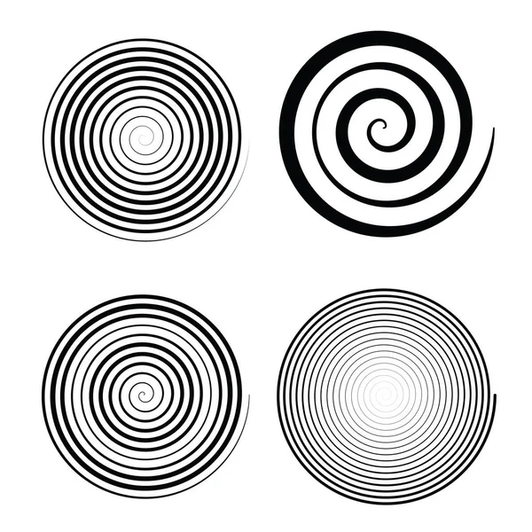 アルキメデスの螺旋 渦のデザイン要素 株式ベクトルイラスト クリップアートグラフィック — ストックベクタ
