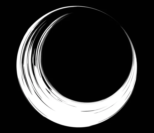 Grungy Grunge Semicircle 円の形 — ストックベクタ