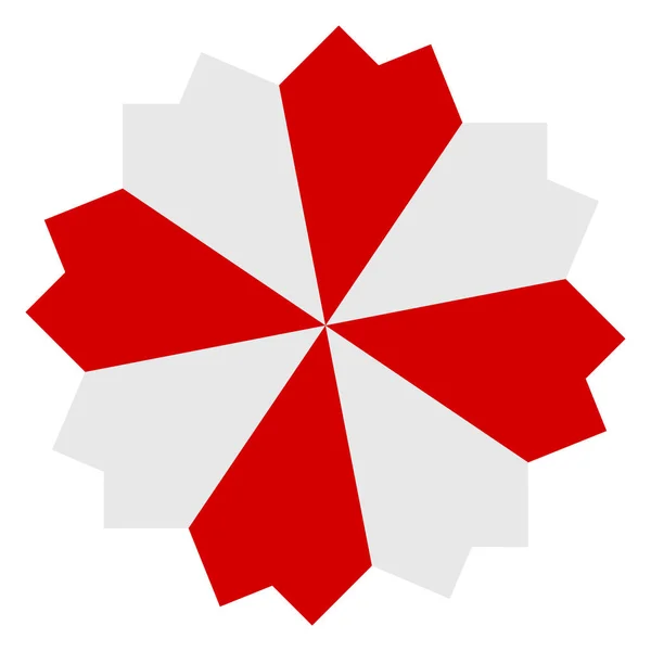 Forma Simbolo Icona Con Geometria Astratta Vettore Geometrico — Vettoriale Stock