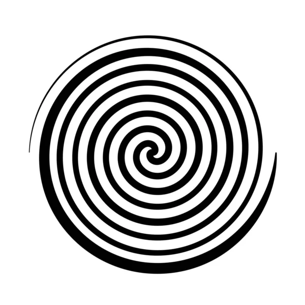 Elemento Gráfico Espiral Simple Giro Remolino Elemento Giratorio — Archivo Imágenes Vectoriales