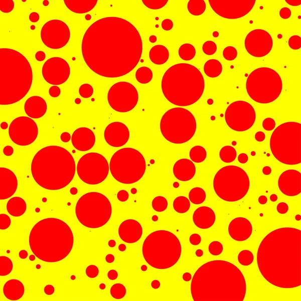 Dutone Popart Texture Vectorielle Rouge Jaune Patte — Image vectorielle