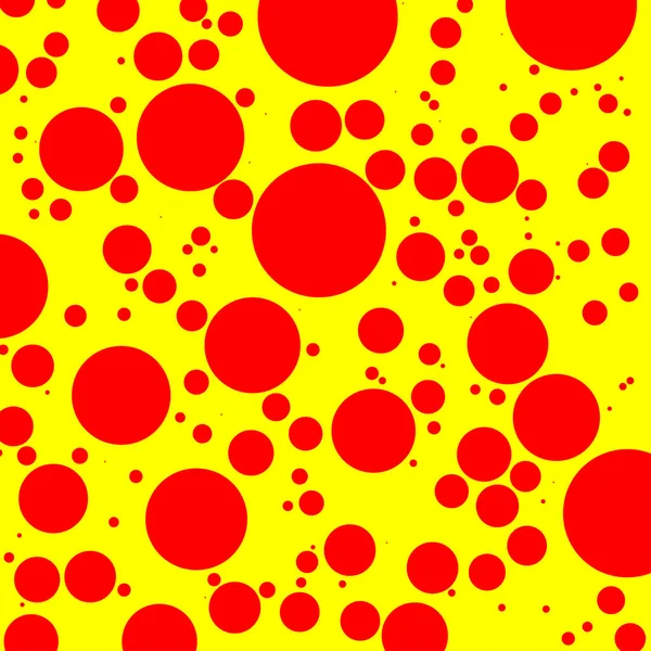 Dutone Popart Texture Vectorielle Rouge Jaune Patte — Image vectorielle