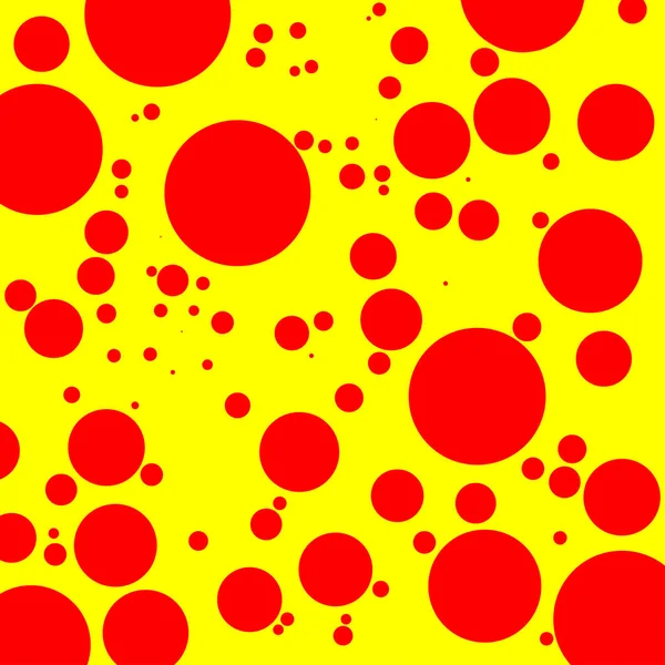 Dutone Popart Texture Vectorielle Rouge Jaune Patte — Image vectorielle