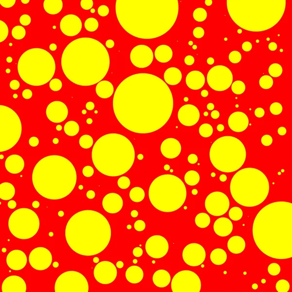 Popart Dutone Textura Vectorial Rojo Amarillo Patrón — Archivo Imágenes Vectoriales