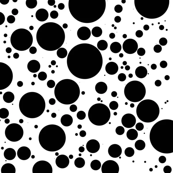 Zufällige Punkte Kreise Stipple Stippender Hintergrund Halftone Polkadots Muster Designelement — Stockvektor