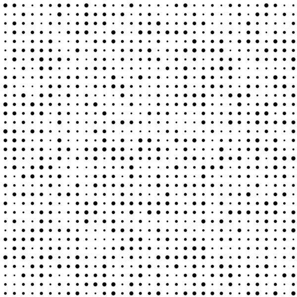 Zufällige Punkte Kreise Stipple Stippender Hintergrund Halftone Polkadots Muster Designelement — Stockvektor