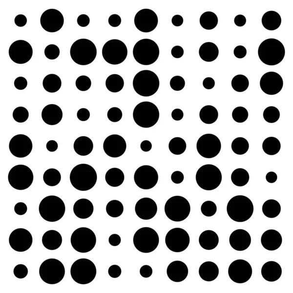 Willekeurige Stippen Cirkels Stippel Stippelende Achtergrond Halftone Polkadots Patroon Design — Stockvector