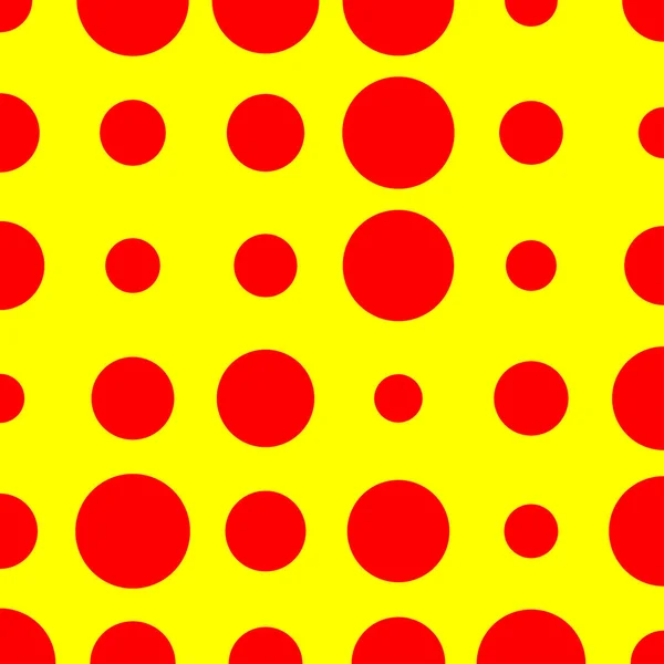 Popart Dutone Textura Vectorial Rojo Amarillo Patrón — Archivo Imágenes Vectoriales