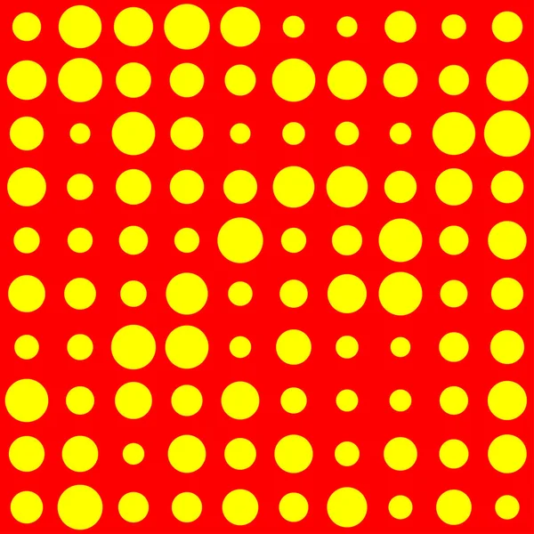 Popart Dutone Textura Vectorial Rojo Amarillo Patrón — Vector de stock