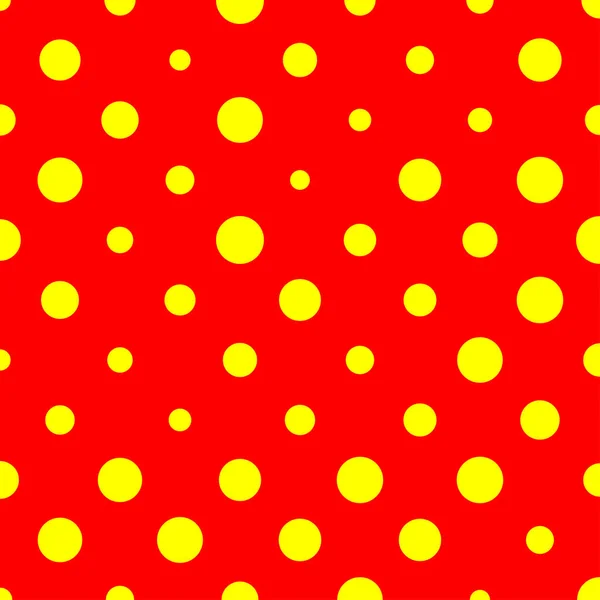 Popart Dutone Textura Vectorial Rojo Amarillo Patrón — Archivo Imágenes Vectoriales
