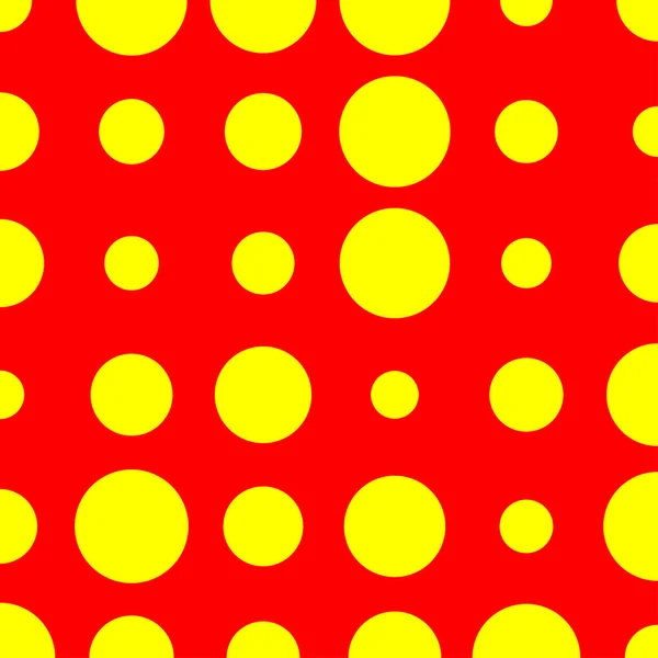 Popart Dutone Textura Vectorial Rojo Amarillo Patrón — Archivo Imágenes Vectoriales