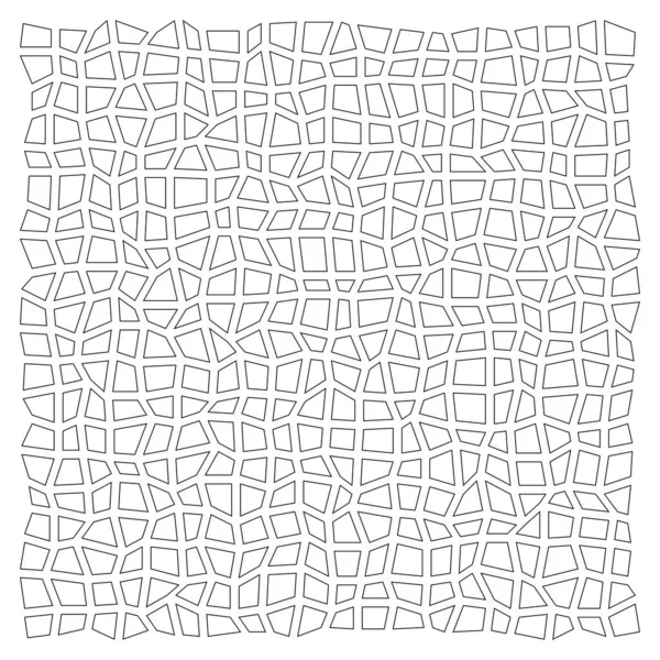Zufällige Fliesen Muster Textur Revetment Mauerwerk Mauerwerk Zellulären Hintergrund Mauerwerk — Stockvektor
