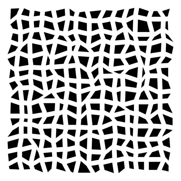 Random Paving Tiles Pattern Texture Revetment Stonework Stonewall Cellular Backdrop — Stock Vector