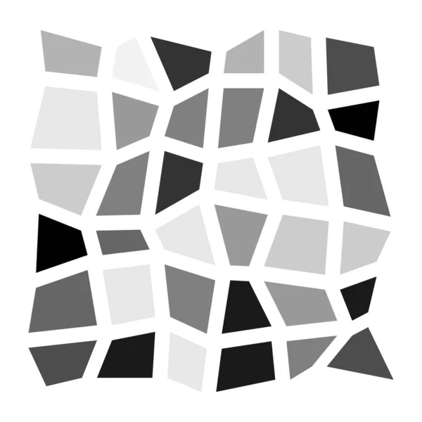 Carreaux Pavage Aléatoire Motif Texture Revetment Maçonnerie Toile Fond Cellulaire — Image vectorielle