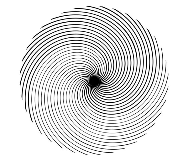 Spiral, swirl, twirl and whirl abstract vector design element - stock vector illustration, clip-art graphics