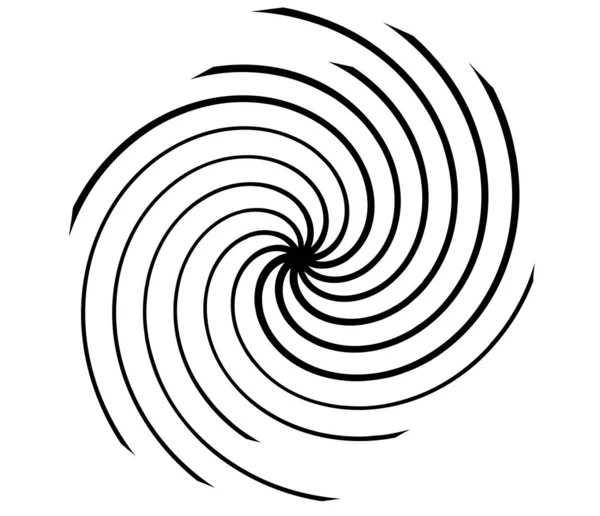 Spiral Swirl Twirl Whirl Abstract Vector Design Element Εικονογράφηση Διανυσματικού — Διανυσματικό Αρχείο