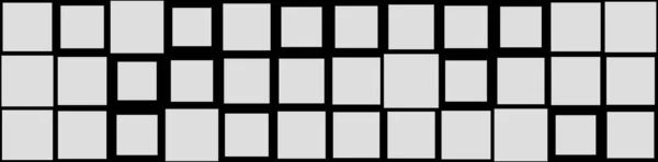 Piastrelle Quadrate Mosaico Casuale Senza Soluzione Continuità Modello Cubista Ripetibile — Vettoriale Stock