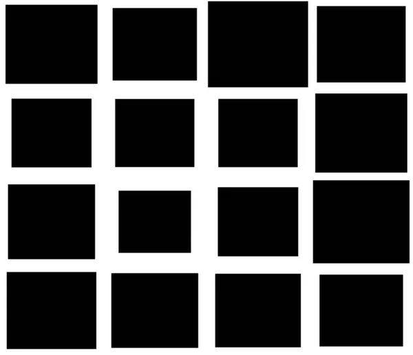 Случайная Мозаика Квадратная Плитка Бесшовная Повторяемый Кубизм Шаблон Текстура Фон — стоковый вектор