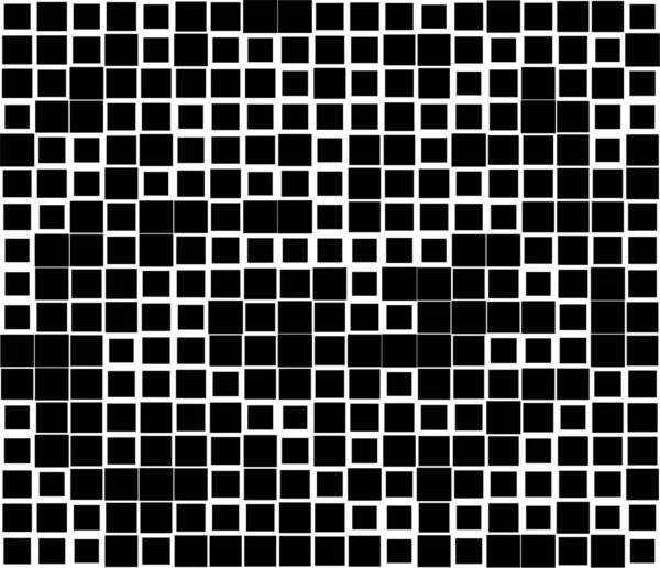 随机马赛克方块瓷砖无缝 可重复立体主义图案 纹理和背景 鱼群矢量图解 剪贴画 — 图库矢量图片