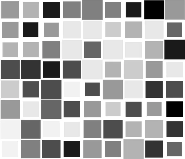 Willekeurige Mozaïek Vierkante Tegels Naadloze Herhaalbare Kubisme Patroon Textuur Achtergrond — Stockvector