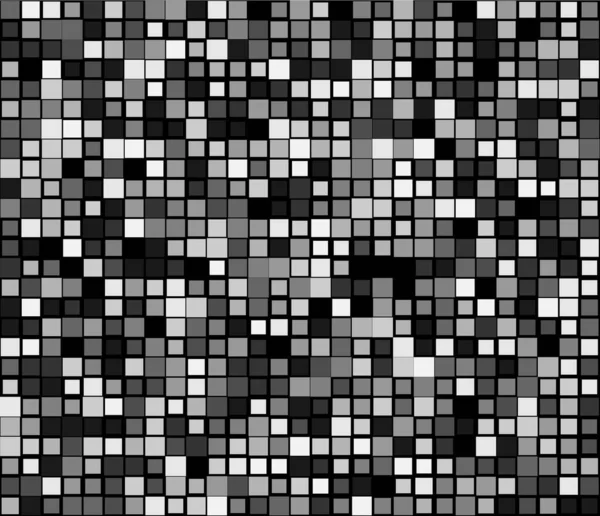 Випадкові Мозаїчні Квадратні Плитки Безшовний Повторюваний Кубізм Візерунок Текстура Фон — стоковий вектор