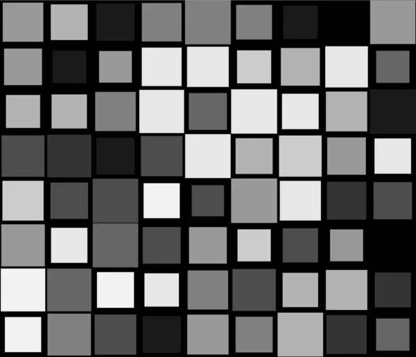 Aleatório Mosaico Azulejos Quadrados Sem Costura Padrão Cubismo Repetível Textura —  Vetores de Stock