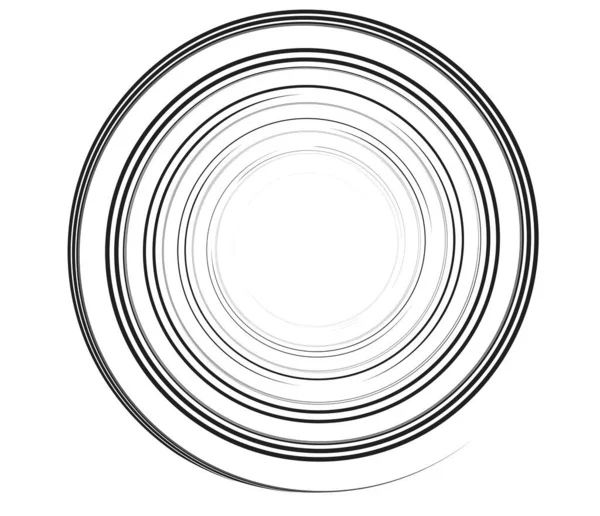 Spirale Calligrafica Vortice Elemento Vortice Icona Elicoidale Voluta Vortice — Vettoriale Stock