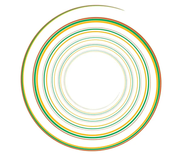 Spirale Calligraphique Tourbillon Élément Tourbillonnant Icône Hélix Volute Vortex — Image vectorielle