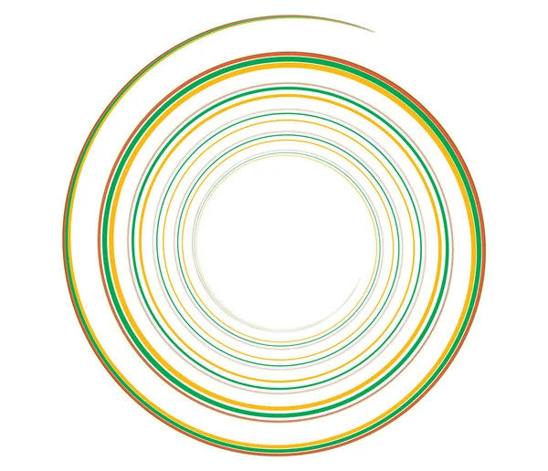 Kalligraphische Spirale Wirbel Wirbelelement Helix Voluten Und Wirbelsymbol — Stockvektor