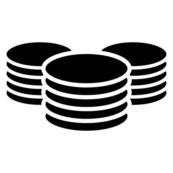 Datacenter Hdd Icona Webhosting Del Disco Rigido Simbolo Archivio Recupero — Vettoriale Stock
