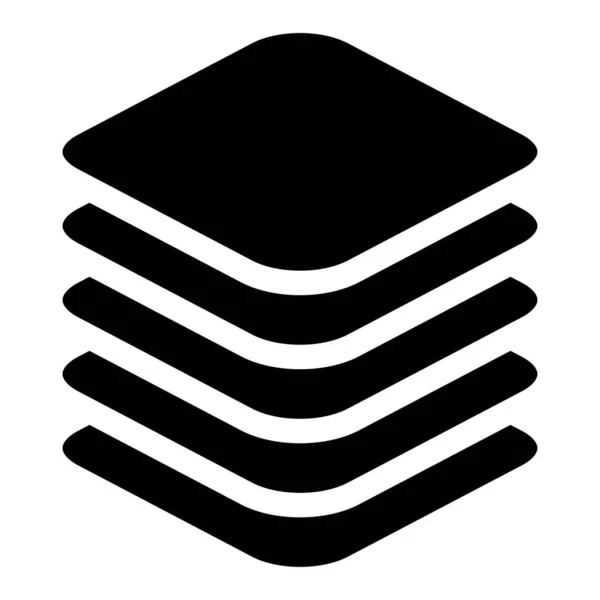 Datenzentrum Festplatte Festplatte Webhosting Symbol Symbol Archiv Erholung Großrechnertechnologie Technologie — Stockvektor