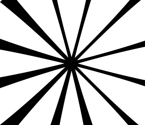 Радіальні Випромінювальні Лінії Елементи Дизайну Смуг — стоковий вектор