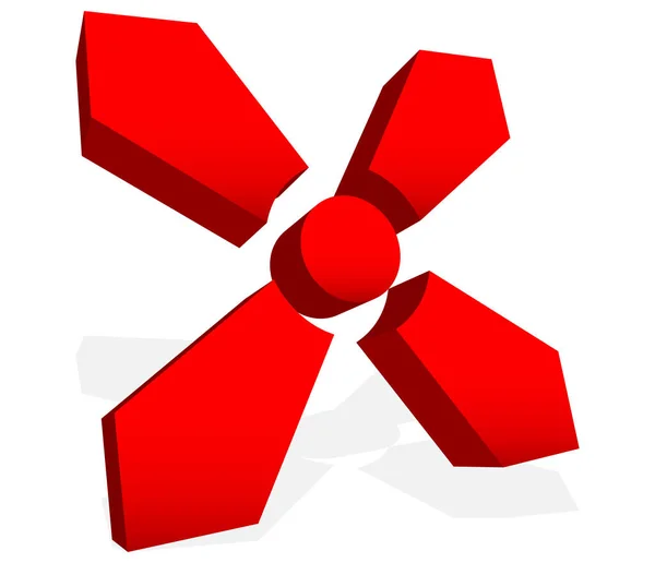 Κόκκινο Σχήμα Γράμμα Crosshair Σημάδι Στόχου Εικονίδιο Έννοιας Σωματιδίων Εικονογράφηση — Διανυσματικό Αρχείο
