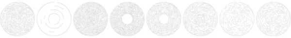 Радіальні Випромінюючі Кругові Концентричні Лінії Векторні Ілюстрації Стокових Векторів Кліп — стоковий вектор