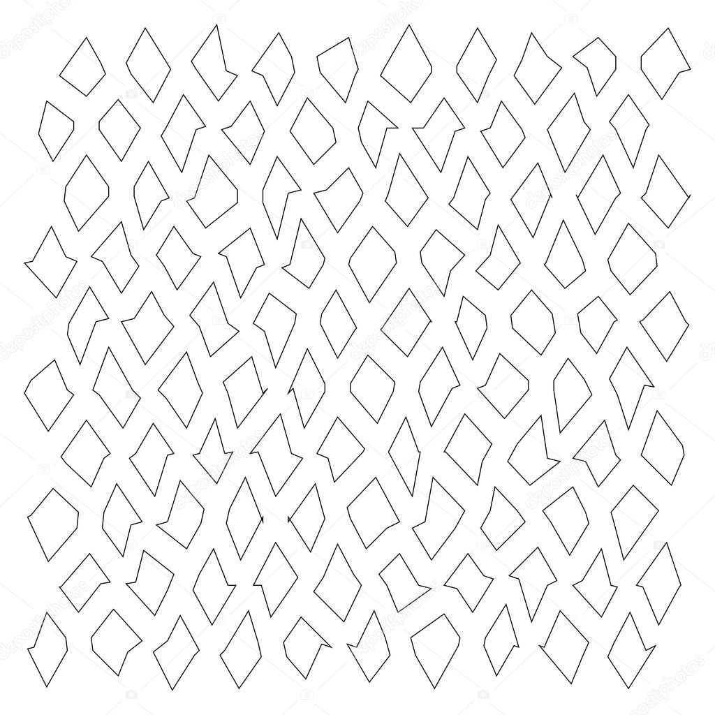 Random paving tiles pattern, texture, Revetment, stonework, stonewall cellular backdrop. Brickwork, wall grid, mesh - stock vector illustration, clip-art graphics