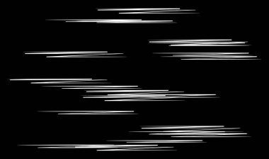 Dinamik karalama, yarım yamalak çizgiler, çizgiler - stok vektör illüstrasyonu, klip- sanat grafikleri