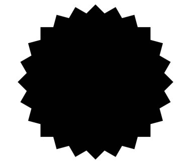 Yıldız patlaması, güneş patlaması fiyat etiketi, boş alan ile fiyat flaşı şekli