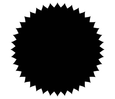 Yıldız patlaması, güneş patlaması fiyat etiketi, boş alan ile fiyat flaşı şekli