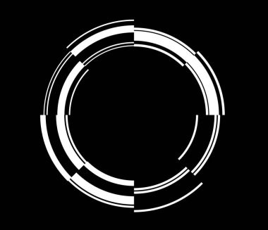 Soyut Arayüz, UI geometrik çember ögesi