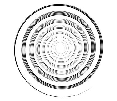 Spiral, girdap, girdap ve girdap soyut vektör tasarım elementi - stok vektör illüstrasyonu, klip- sanat grafikleri