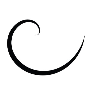 Arşimet spirali. Girdaplar, girdaplar, girdap tasarımı ögesi - stok vektör illüstrasyonu, klip sanatları grafikleri