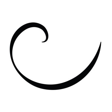 Arşimet spirali. Girdaplar, girdaplar, girdap tasarımı ögesi - stok vektör illüstrasyonu, klip sanatları grafikleri