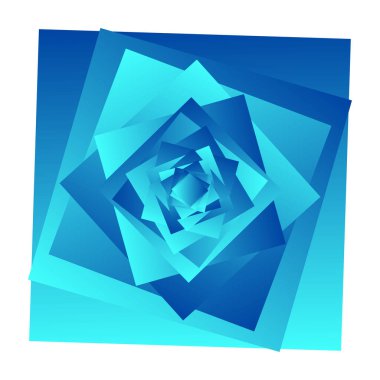 Soyut rasgele geometrik öğelerin