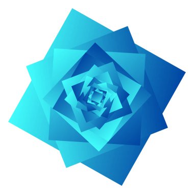 Soyut rasgele geometrik öğelerin