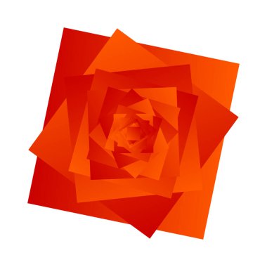 Soyut rasgele geometrik öğelerin