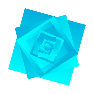 Soyut rasgele geometrik öğelerin