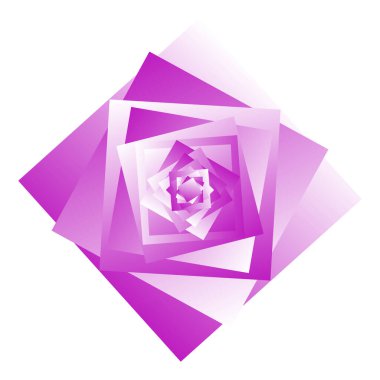 Soyut rasgele geometrik öğelerin