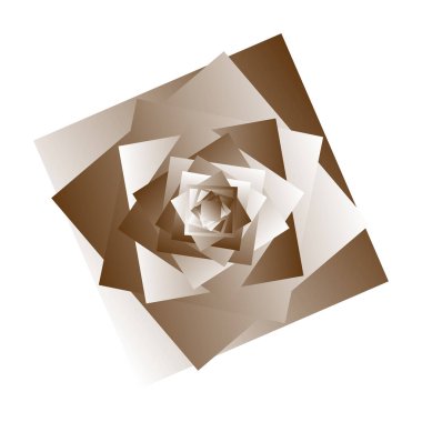 Soyut rasgele geometrik öğelerin